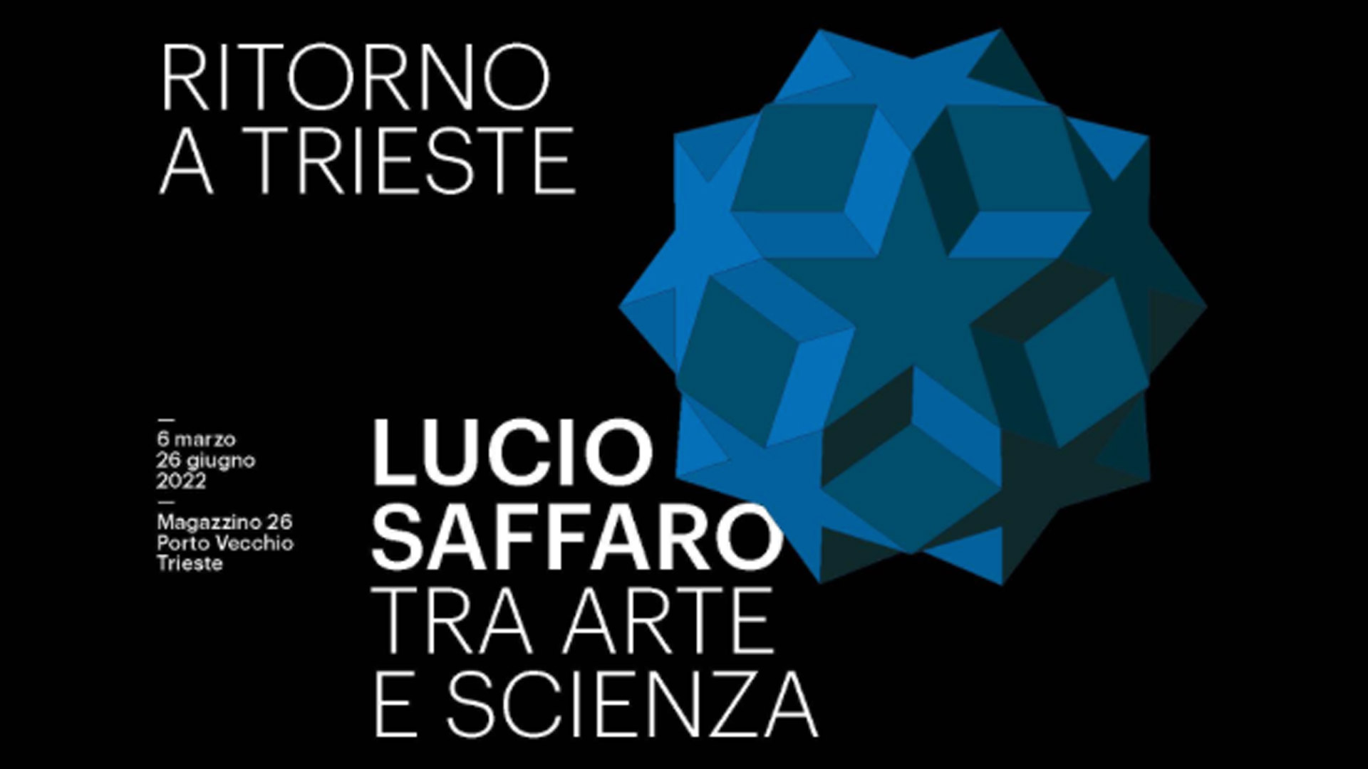 Visite didattiche per le scuole alla mostra su Lucio Saffaro, fra arte e scienza